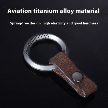 Titanium Alloy Keychain Automobile Waist Mounted Fans