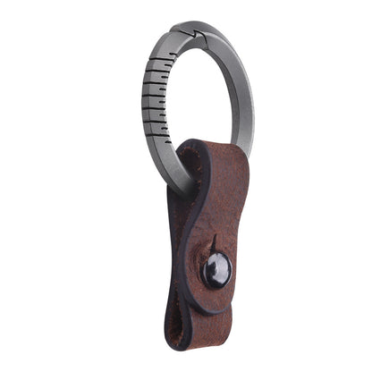Titanium Alloy Keychain Automobile Waist Mounted Fans