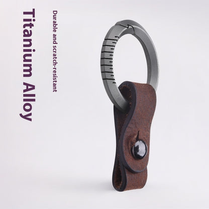Titanium Alloy Keychain Automobile Waist Mounted Fans