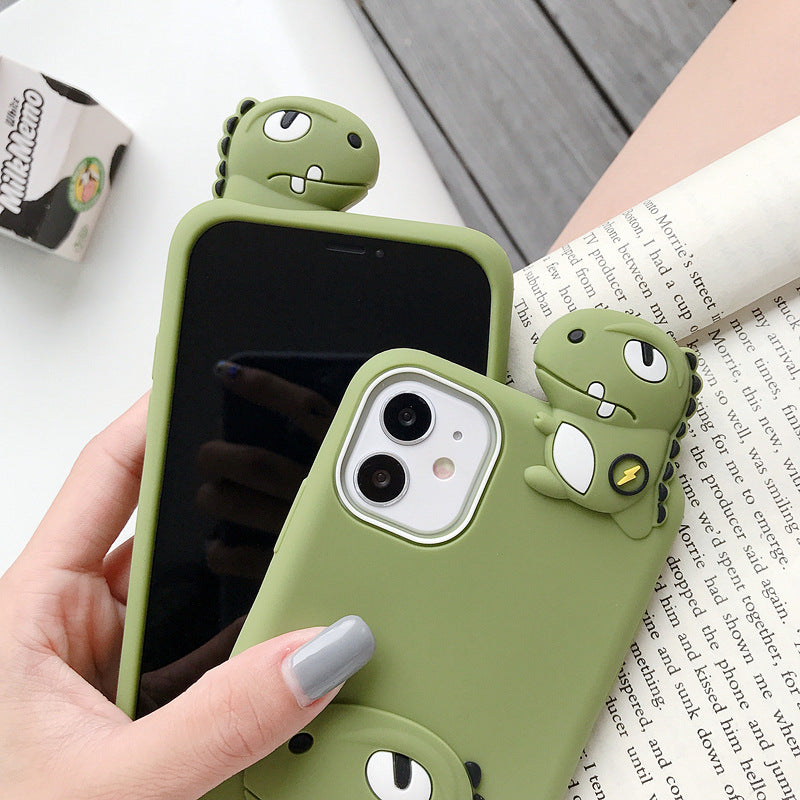 Puppy Lightning Dinosaur Phone Case