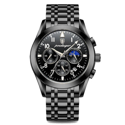 Black Tech Men's Watch Male Student Korean Fashion