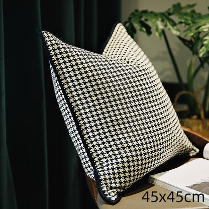 Tech Leather Pillow Sofa Living Room Cushion