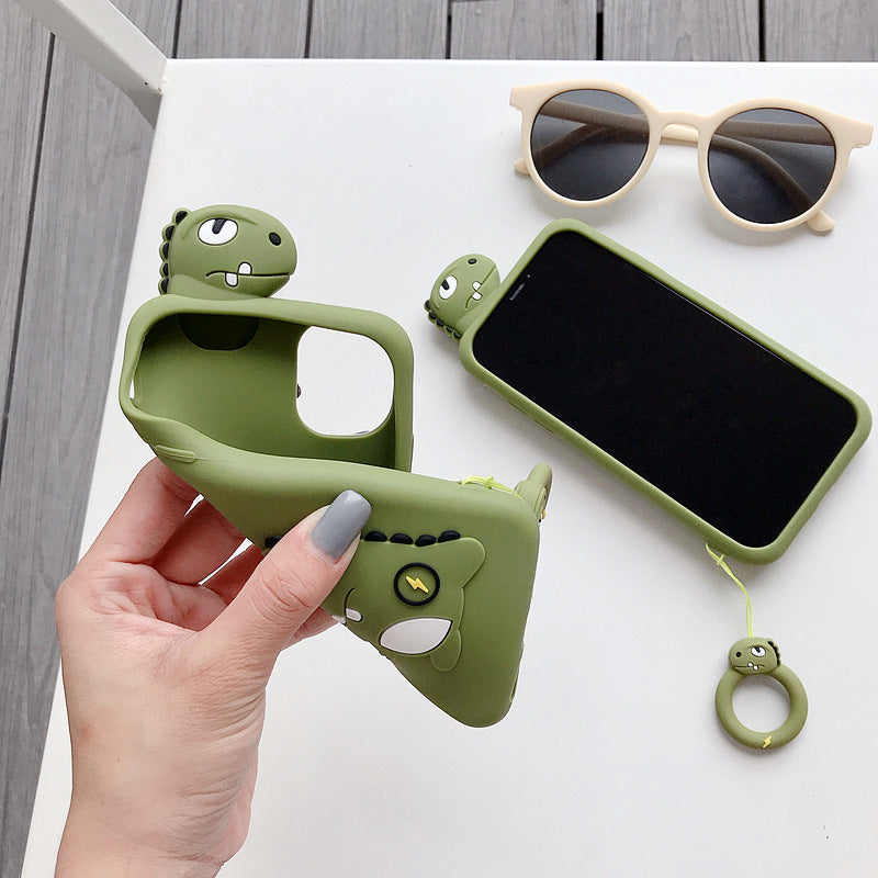 Puppy Lightning Dinosaur Phone Case