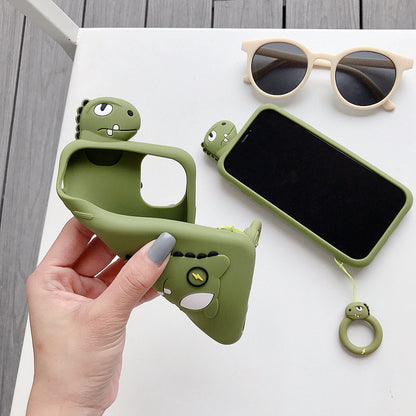 Puppy Lightning Dinosaur Phone Case