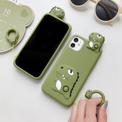 Puppy Lightning Dinosaur Phone Case